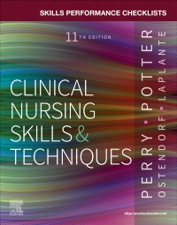 cover image - Skills Performance Checklists for Clinical Nursing Skills & Techniques,11th Edition