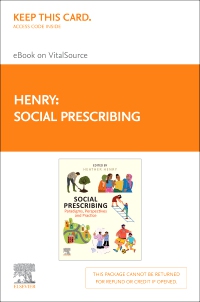 cover image - Social Prescribing - Elsevier E-Book on VitalSource (Retail Access Card),1st Edition