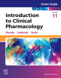 cover image - Study Guide for Introduction to Clinical Pharmacology,11th Edition