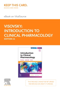 cover image - Introduction to Clinical Pharmacology - Elsevier E-Book on VitalSource (Retail Access Card),11th Edition