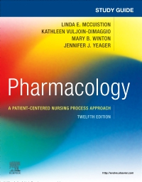 cover image - Study Guide for Pharmacology - Elsevier E-Book on VitalSource,12th Edition