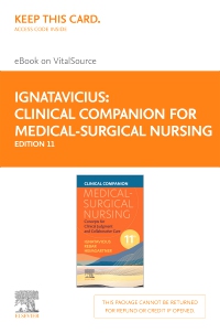 cover image - Clinical Companion for Medical-Surgical Nursing - Elsevier E-Book on VitalSource (Retail Access Card),11th Edition