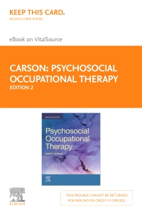 cover image - Psychosocial Occupational Therapy - Elsevier eBook on VitalSource (Retail Access Card), 2nd Edition