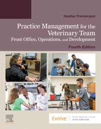 cover image - Practice Management for the Veterinary Team,4th Edition
