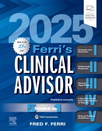 cover image - Ferri's Clinical Advisor 2025 - Elsevier E-Book on VitalSource,1st Edition