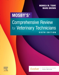 cover image - Mosby's Comprehensive Review for Veterinary Technicians Elsevier eBook on VitalSource,6th Edition