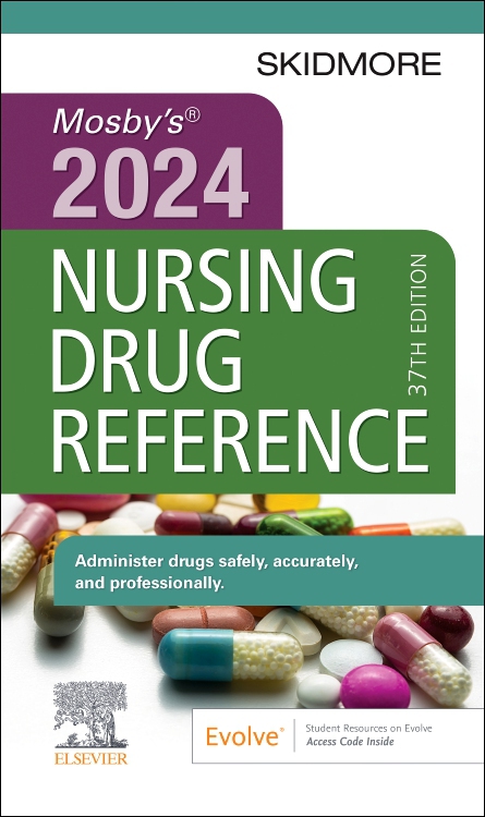 cover image - Mosby's 2024 Nursing Drug Reference,37th Edition