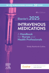 cover image - Elsevier’s 2025 Intravenous Medications,41st Edition