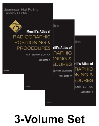 cover image - Merrill's Atlas of Radiographic Positioning and Procedures - 3-Volume Set,16th Edition