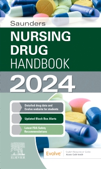 cover image - Saunders Nursing Drug Handbook 2024 - Elsevier E-Book on VitalSource,1st Edition