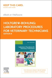 cover image - Laboratory Manual for Laboratory Procedures for Veterinary Technicians Elsevier eBook on VitalSource (Retail Access Card),8th Edition