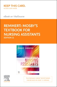 cover image - Mosby's Textbook for Nursing Assistants - Elsevier E-Book on VitalSource (Retail Access Card), 11th Edition