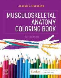 cover image - Evolve Resources for Musculoskeletal Anatomy Coloring Book,4th Edition