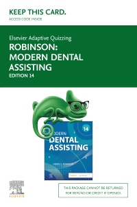 cover image - Elsevier Adaptive Quizzing for Modern Dental Assisting (Retail Access Card),14th Edition