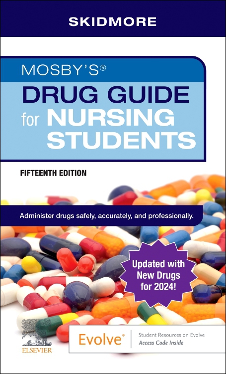cover image - Mosby's Drug Guide for Nursing Students with update,15th Edition
