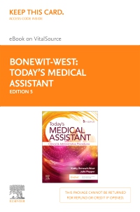 cover image - Today's Medical Assistant - Elsevier eBook on VitalSource (Retail Access Card), 5th Edition