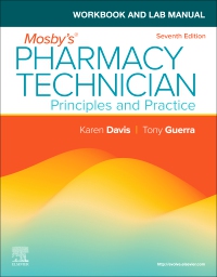 cover image - Workbook and Lab Manual for Mosby's Pharmacy Technician - Elsevier eBook on VitalSource,7th Edition