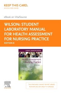 cover image - Student Laboratory Manual for Health Assessment for Nursing Practice - Elsevier eBook on VitalSource (Retail Access Card), 8th Edition