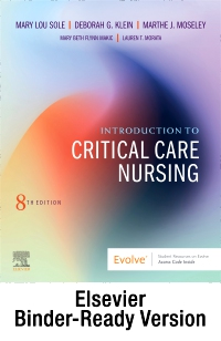 cover image - Introduction to Critical Care Nursing - Binder Ready,8th Edition