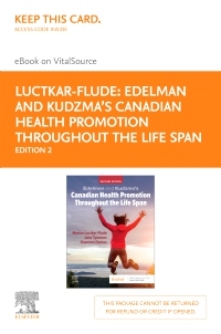 cover image - Edelman and Kudzma's Canadian Health Promotion Throughout the Life Span - Elsevier E-Book on Vitalsource (Retail Access Card), 2nd Edition