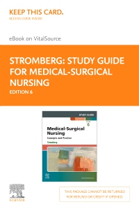 cover image - Study Guide for Medical-Surgical Nursing - Elsevier E-Book on Vitalsource (Retail Access Card), 6th Edition