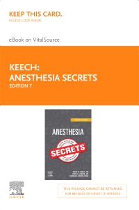 cover image - Anesthesia Secrets - Elsevier E-Book on VitalSource, 7th Edition