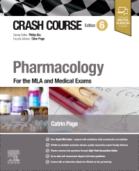 cover image - Crash Course Pharmacology,6th Edition