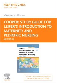 cover image - Study Guide for Leifer's Introduction to Maternity and Pediatric Nursing Elsevier E-Book on VitalSource (Retail Access Card), 10th Edition