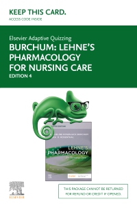 cover image - Elsevier Adaptive Quizzing for Lehne's Pharmacology for Nursing Care (Access Card),12th Edition