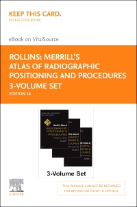 cover image - Merrill's Atlas of Radiographic Positioning and Procedures - 3-Volume Set - Elsevier eBook on VitalSource (Retail Access Card), 16th Edition
