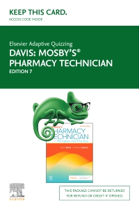 cover image - Elsevier Adaptive Quizzing for Mosby’s Pharmacy Technician (Access Card), 7th Edition