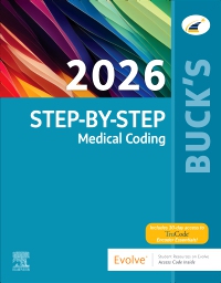 cover image - Buck's Step-by-Step Medical Coding, 2026 Edition, 1st Edition