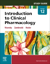 cover image - Study Guide for Introduction to Clinical Pharmacology, 12th Edition