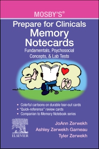 cover image - Mosby’s Prepare for Clinicals Memory Notecards: Fundamentals, Psychosocial Concepts, & Lab Tests - Elsevier E-Book on VitalSource, 1st Edition