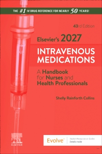 cover image - Evolve Resources for Elsevier’s 2027 Intravenous Medications, 43rd Edition