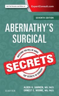 cover image - Abernathy's Surgical Secrets - Elsevier E-Book on VitalSource, 7th Edition