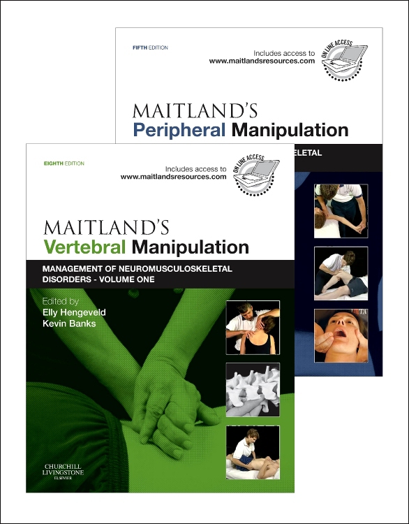 cover image - Maitland's Vertebral Manipulation, Volume 1, 8e and Maitland's Peripheral Manipulation, Volume 2, 5e (2-Volume Set),1st Edition