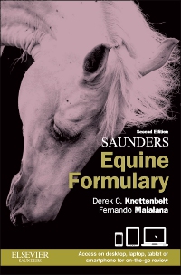 cover image - Saunders Equine Formulary,2nd Edition