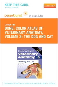 cover image - Color Atlas of Veterinary Anatomy, Volume 3, The Dog and Cat - Elsevier eBook on VitalSource (Retail Access Card),2nd Edition