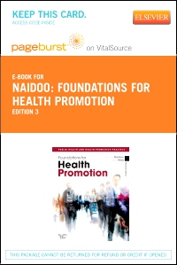 cover image - Foundations for Health Promotion - Elsevier eBook on VitalSource (Retail Access Card),3rd Edition