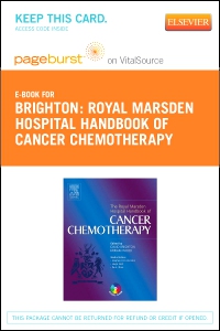 cover image - Royal Marsden Hospital Handbook of Cancer Chemotherapy - Pageurst eBook on VitalSource (Retail Access Card),1st Edition