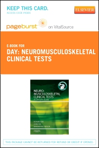 cover image - Neuromusculoskeletal Clinical Tests - Elsevier eBook on VitalSource (Retail Access Card),1st Edition