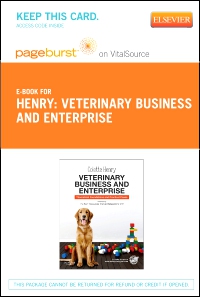cover image - Veterinary Business and Enterprise - Elsevier eBook on VitalSource (Retail Access Card),1st Edition