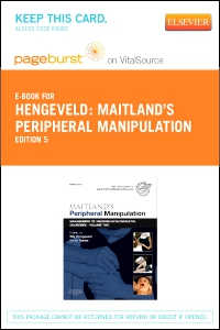 cover image - Maitland's Peripheral Manipulation Elsevier eBook on VitalSource (Retail Access Card),5th Edition