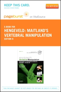 cover image - Maitland's Vertebral Manipulation Elsevier eBook on VitalSource (Retail Access Card),8th Edition