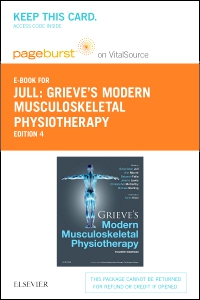 cover image - Grieve's Modern Musculoskeletal Physiotherapy - Elsevier eBook on VitalSource (Retail Access Card),4th Edition