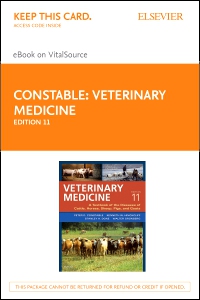 cover image - Veterinary Medicine - Elsevier eBook on VitalSource (Retail Access Card),11th Edition