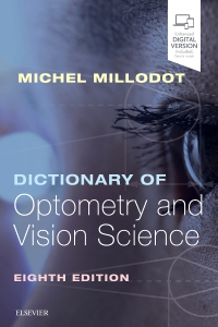 cover image - Dictionary of Optometry and Vision Science,8th Edition