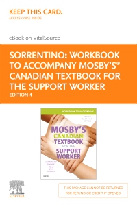 cover image - Workbook to Accompany Mosby's Canadian Textbook for the Support Worker - Elsevier E-Book on VitalSource (Retail Access Card),4th Edition