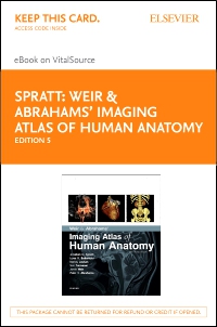 cover image - Weir & Abrahams' Imaging Atlas of Human Anatomy Elsevier eBook on VitalSource (Retail Access Card),5th Edition